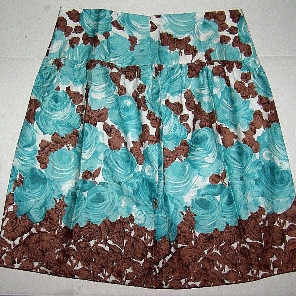 Vintage Floral Print Summer Fun Comfy Skirt